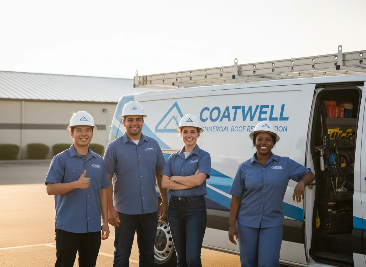 Commercial roof coating company in Rockdale, TX